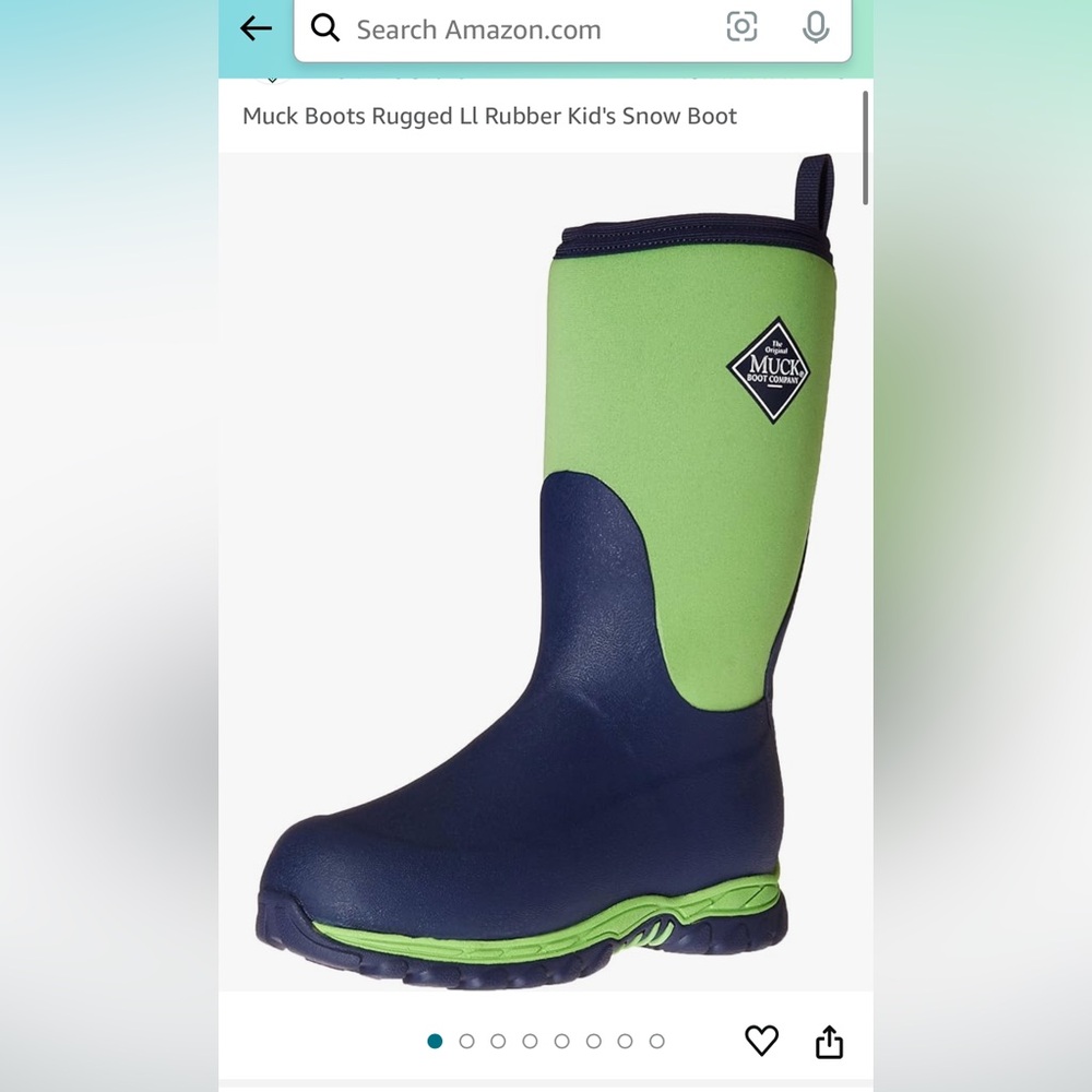 NWOTs toddler fleece lined  KIDS RUGGED II MUCK BOOTS